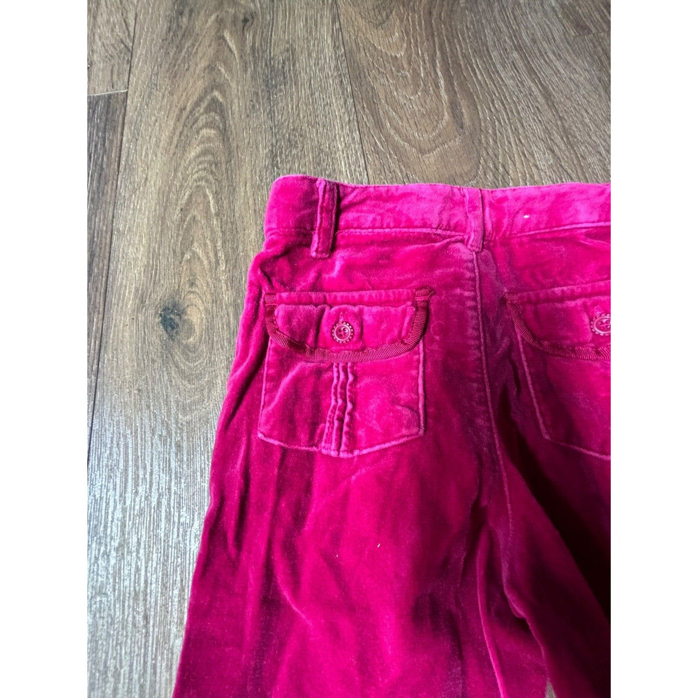 Oshkosh Kid's Velveteen Cordless Cordoroy Embroidered Pants, 20x16, tagged 4t - Picture 10 of 11
